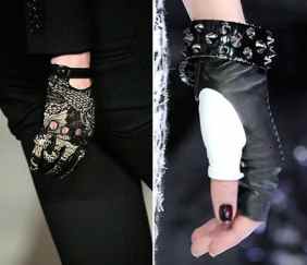 Модные перчатки от Alexander McQueen